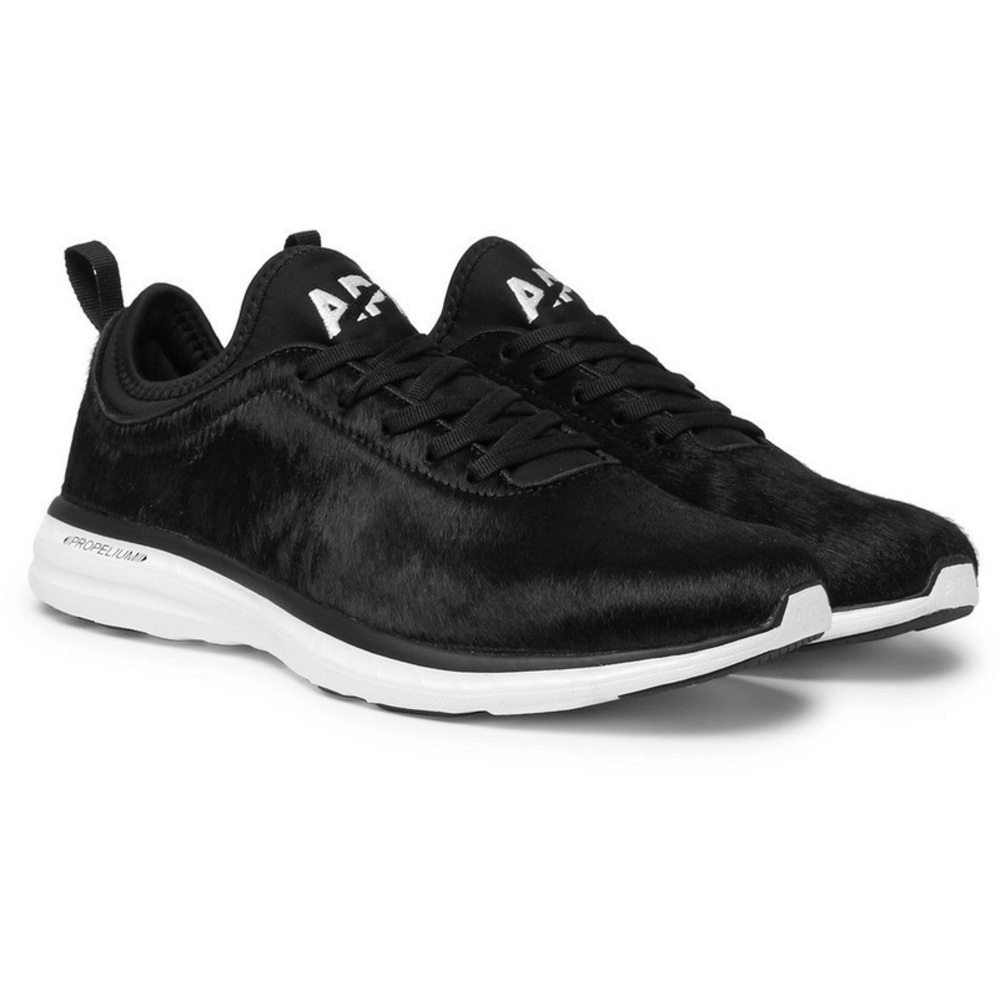 APL Athletic Propulsion Labs - TechLoom Phantom Calf Hair Sneakers - Black